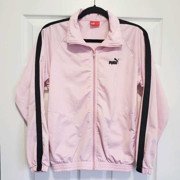 Puma Tops - Puma Pink & Black Zip-up